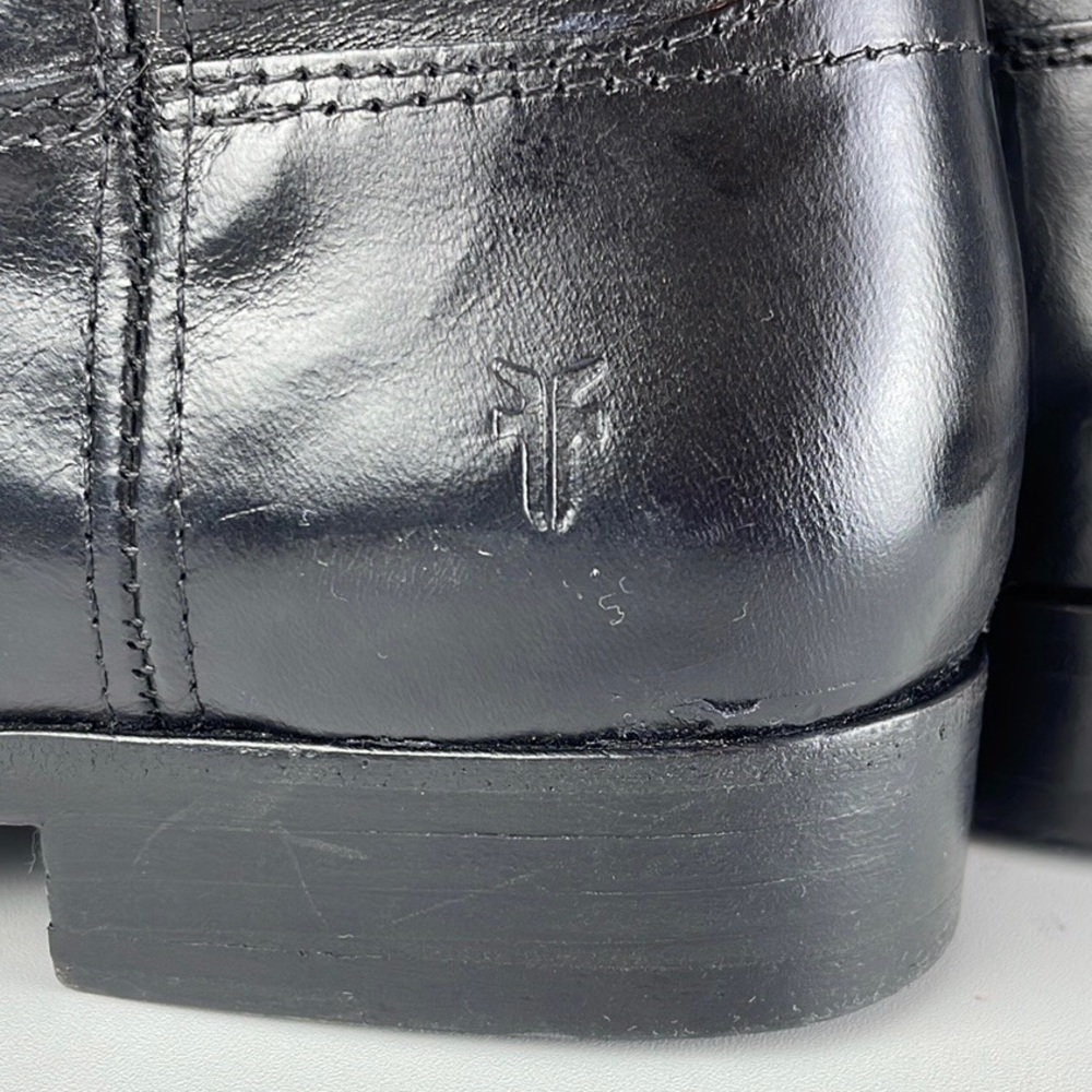FRYE MELISSA BUTTON INSIDE ZIP Genuine Leather Side Zip Boots NWOT Sz 6 - Picture 15 of 17